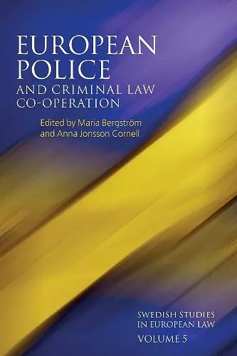 European Police and Criminal Law Co-operation, Volume 5 cover