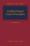 Unified Patent Court Procedure cover