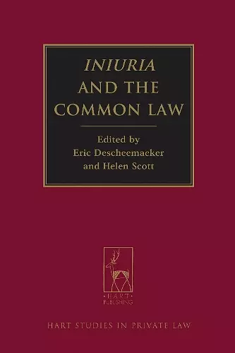 Iniuria and the Common Law cover