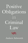 Positive Obligations in Criminal Law cover
