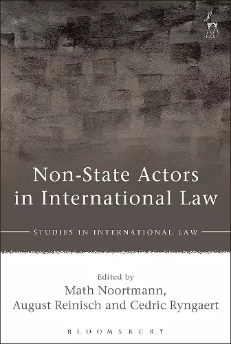 Non-State Actors in International Law cover