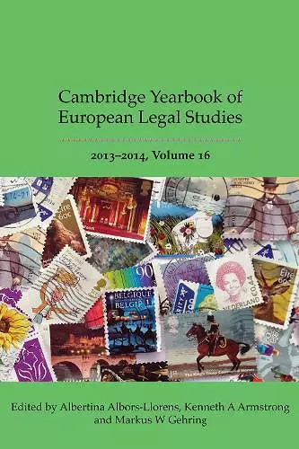 Cambridge Yearbook of European Legal Studies, Vol 16 2013-2014 cover