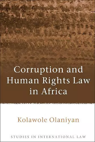 Corruption and Human Rights Law in Africa cover