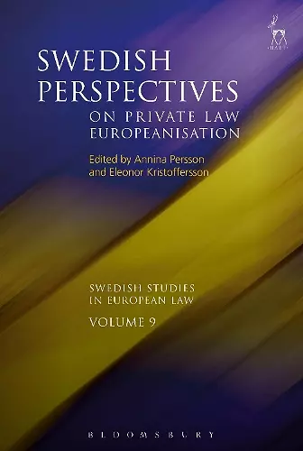 Swedish Perspectives on Private Law Europeanisation cover