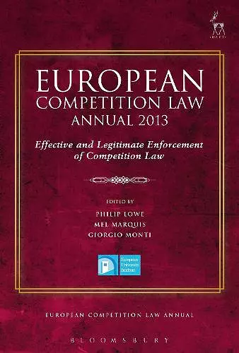 European Competition Law Annual 2013 cover