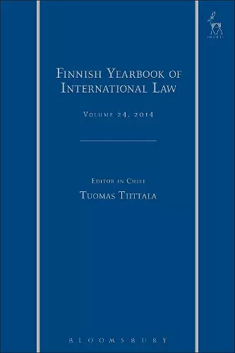 Finnish Yearbook of International Law, Volume 24, 2014 cover