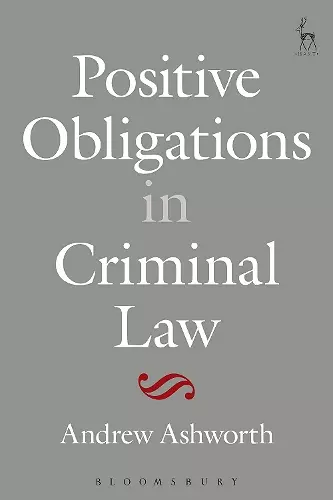 Positive Obligations in Criminal Law cover