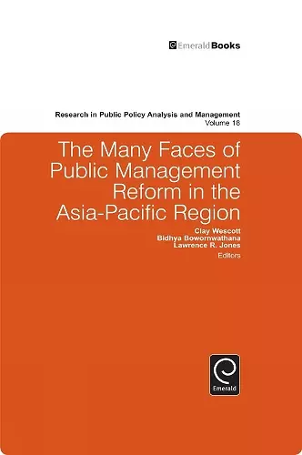 The Many Faces of Public Management Reform in the Asia-Pacific Region cover