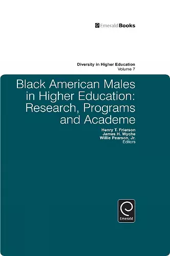 Black American Males in Higher Education cover