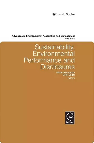 Sustainability, Environmental Performance and Disclosures cover