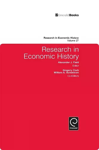 Research in Economic History cover