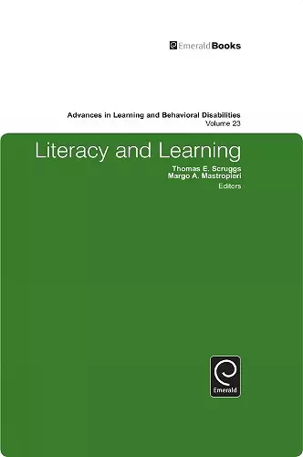 Literacy and Learning cover