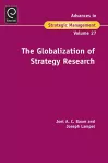 The Globalization Of Strategy Research cover