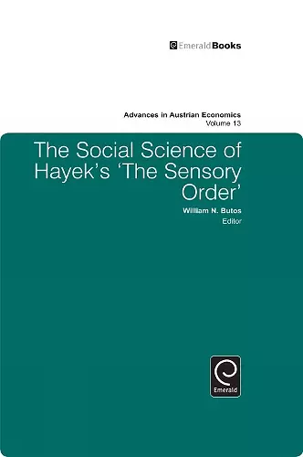 The Social Science of Hayek's The Sensory Order cover