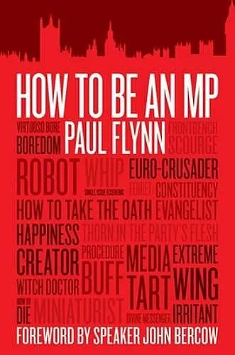 How to be an MP cover