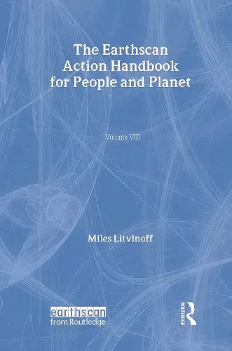 The Earthscan Action Handbook for People and Planet cover