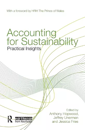 Accounting for Sustainability cover