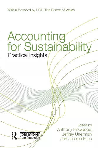 Accounting for Sustainability cover