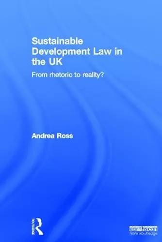 Sustainable Development Law in the UK cover