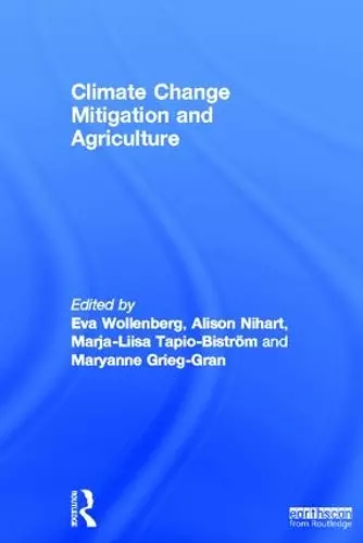 Climate Change Mitigation and Agriculture cover