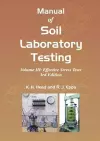 Manual of Soil Laboratory Testing, Volume Three: Effective Stress Tests cover