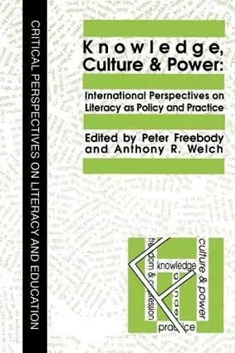 Knowledge, Culture And Power cover