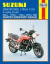 Suzuki GS/GSX1000, 1100 & 1150 4-valve Fours (79 - 88) Haynes Repair Manual cover