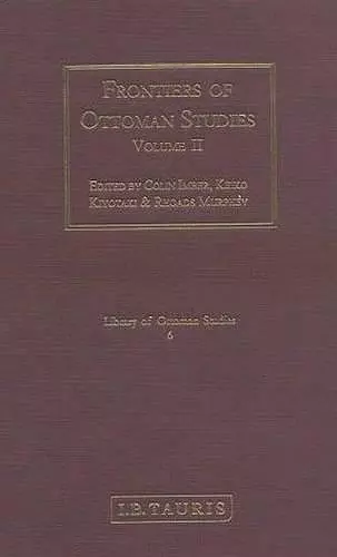 Frontiers of Ottoman Studies cover
