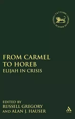 From Carmel to Horeb cover