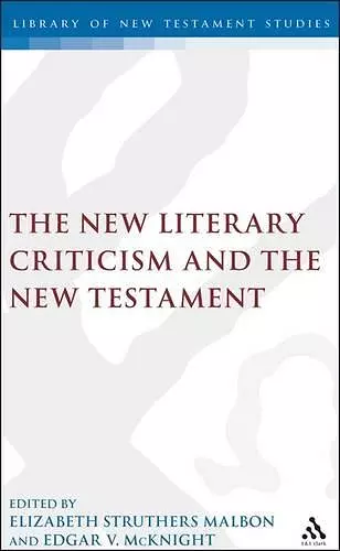 The New Literary Criticism and the New Testament cover