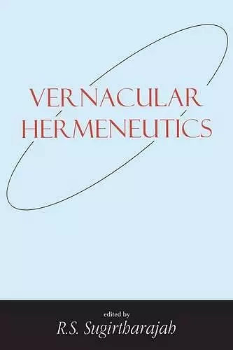 Vernacular Hermeneutics cover