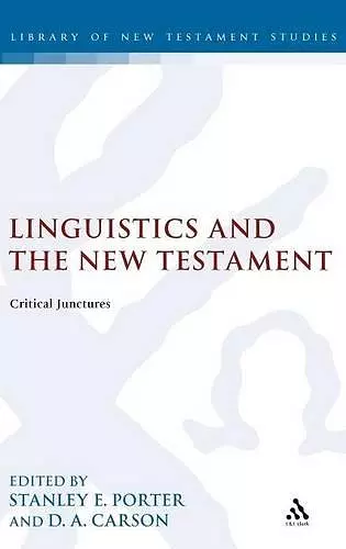 Linguistics and the New Testament cover