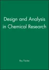 Design and Analysis in Chemical Research cover