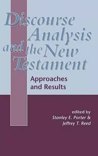 Discourse Analysis and the New Testament cover