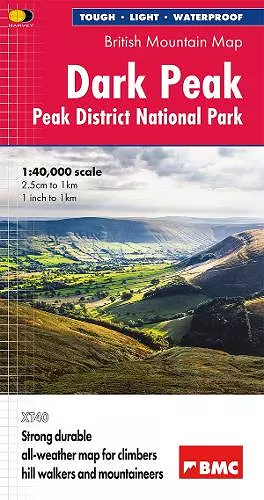 Dark Peak British Mountain Map cover