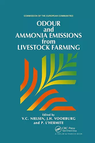 Odour and Ammonia Emissions from Livestock Farming cover