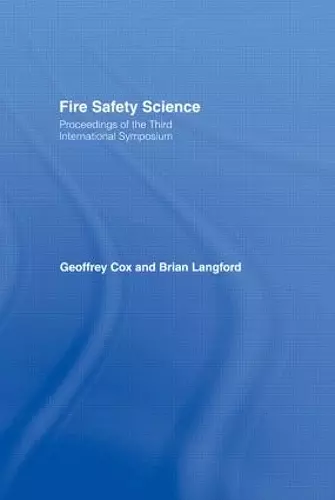 Fire Safety Science cover