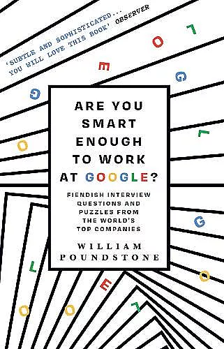 Are You Smart Enough to Work at Google? cover