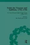 Trials for Treason and Sedition, 1792-1794, Part I cover