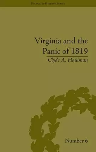 Virginia and the Panic of 1819 cover