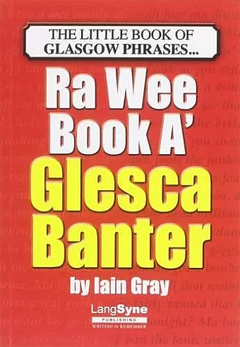 The Wee Book a Glesca Banter cover