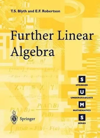 Further Linear Algebra cover