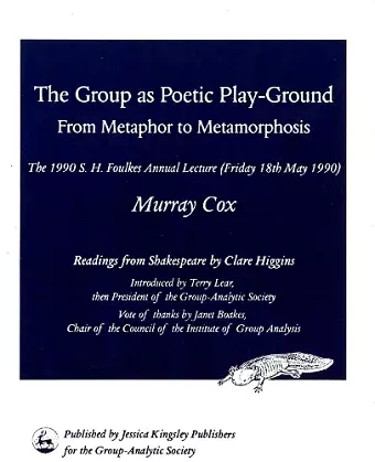 The Group as Poetic Play-Ground cover