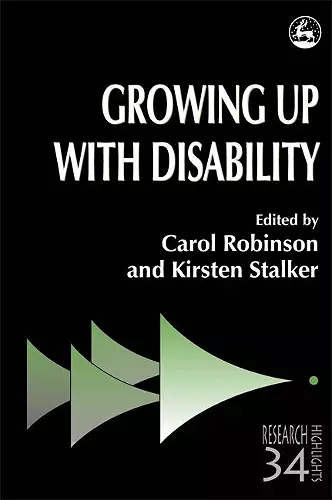 Growing Up with Disability cover