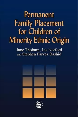 Permanent Family Placement for Children of Minority Ethnic Origin cover