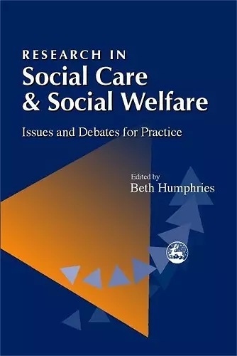 Research in Social Care and Social Welfare cover