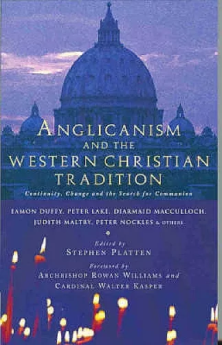 Anglicanism and the Western Catholic Tradition cover