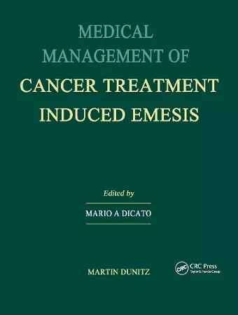 Medical Management of Cancer-treatment Induced Emesis cover