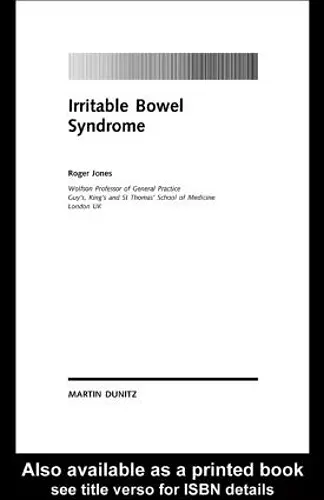 Irritable Bowel Syndrome: pocketbook cover