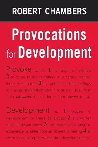 Provocations for Development cover